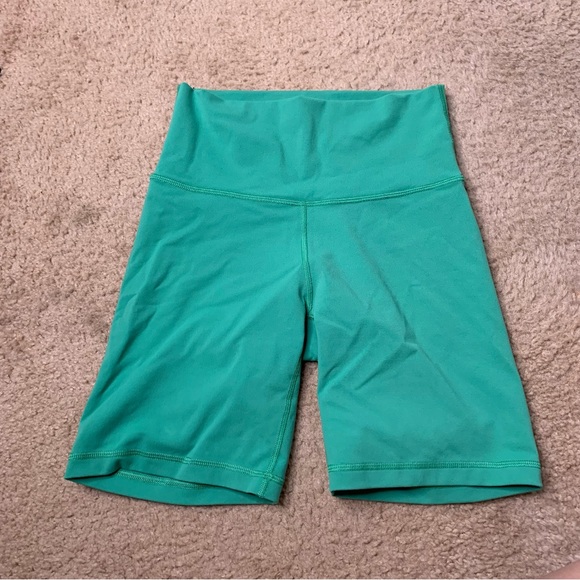 TNA Pants - TnAction Aritzia green 7” biker short
